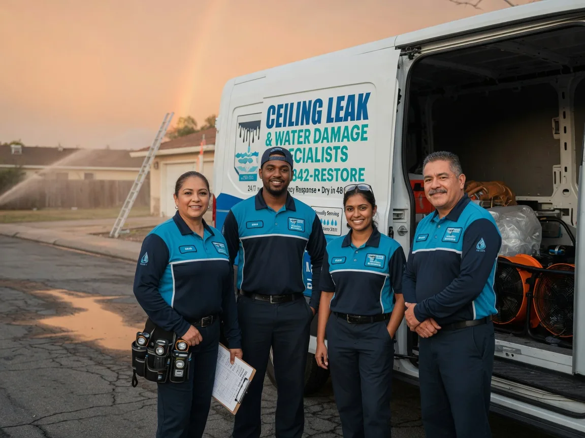 Ceiling Leak Cleanup company in Natalia, TX